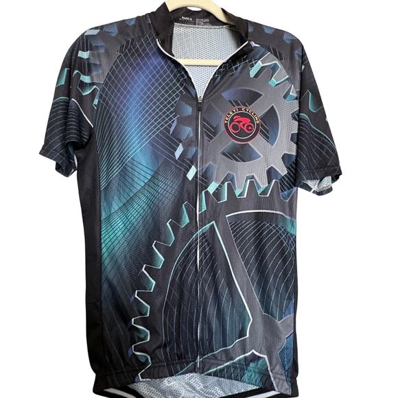 Teleyi Cycling team riding jersey Sz Large - Picture 2 of 4